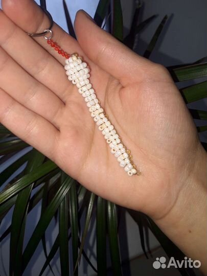 Брелок золотая змейка