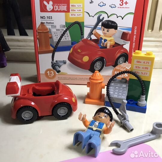 Развивающее лего заправка новое