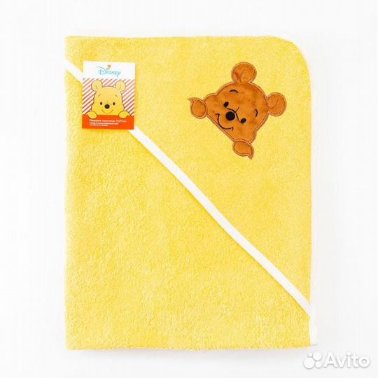 Махровое полотенце с уголком Винни