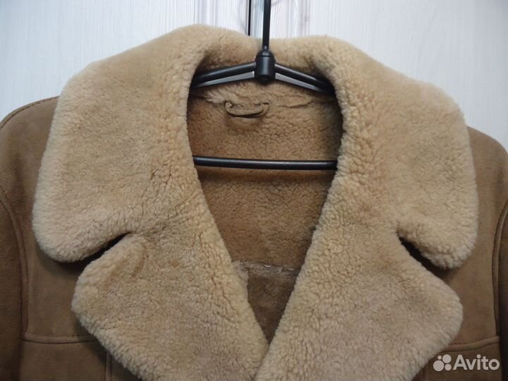 Дубленка мужская р.50 натур мех нат кожа