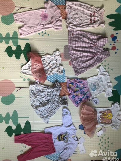 Детские вещи пакетом на девочку 68-74