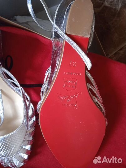Босоножки Christian Louboutin оригинал питон