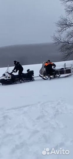 Сани для снегохода пассажирские ванёк 450