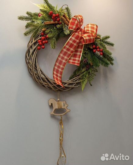 Новогодний рождественский венок