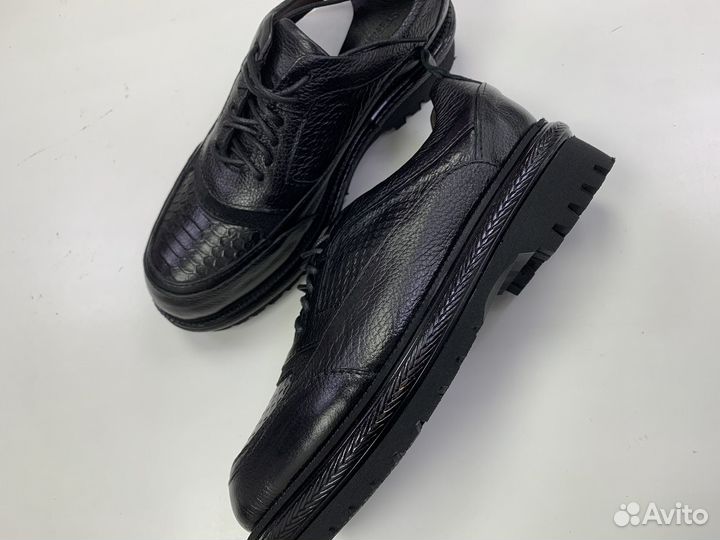 Туфли кожаные мужские 39