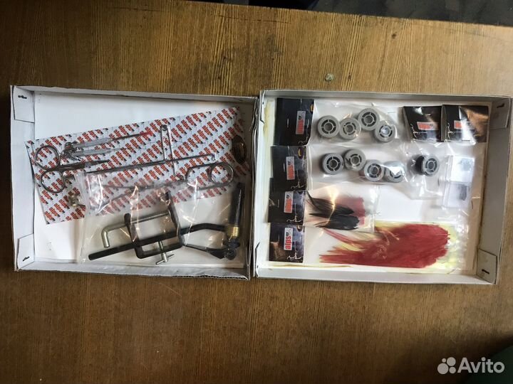 Рыбалка. Тиски набор для вязания мушек. Нахлыст. С