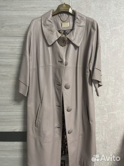 Кожаный плащ