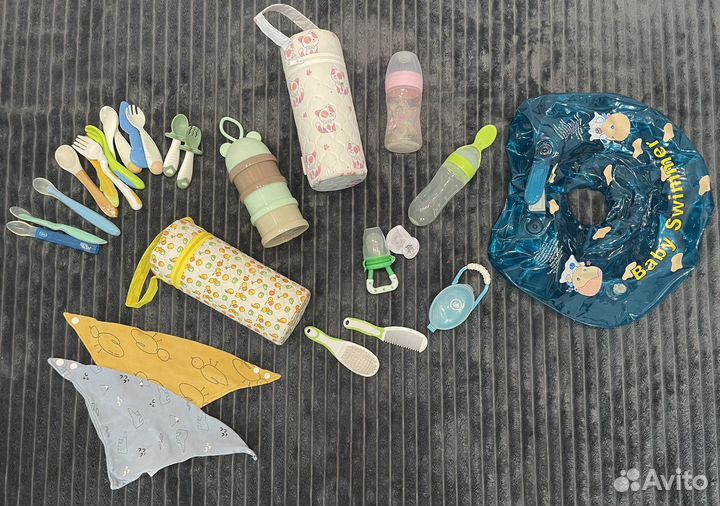 Бутылки, ниблер, круг для плавания