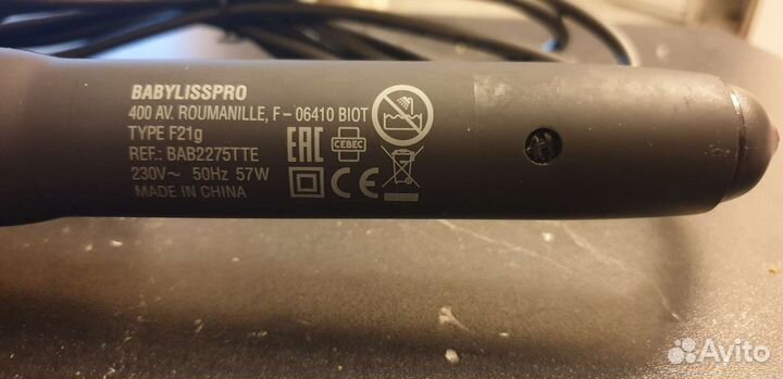 Плойка для волос babylissPRO