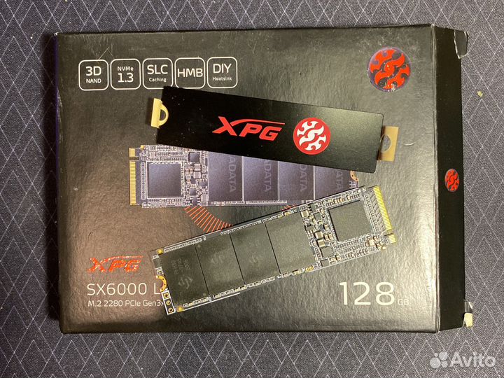 SSD Adata XPG SX6000 lite 128 gb