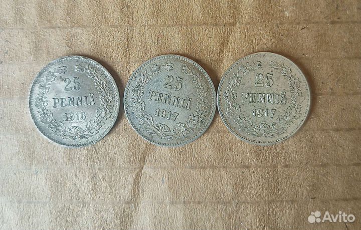 25 коп Финляндия