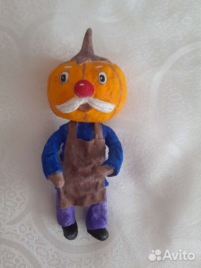 Ватная елочная игрушка. Герои сказки Чипполино