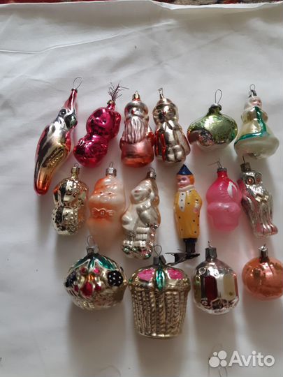 Елочные игрушки СССР гдр