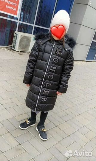 Куртка для девочек пуховик