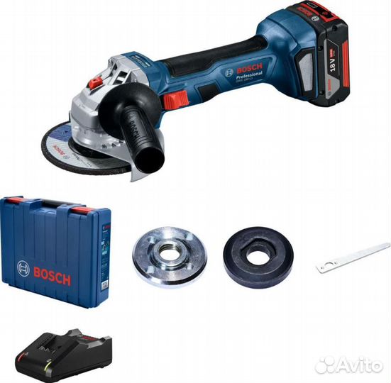 Углошлифовальная ушм (болгарка ) Bosch GWS 180-LI Professional, 11000 об/мин, д.диска - 125 мм, 1хАК