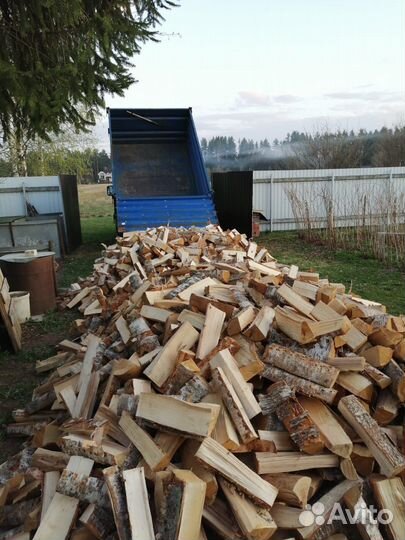 Купить дрова березовые колотые сухие