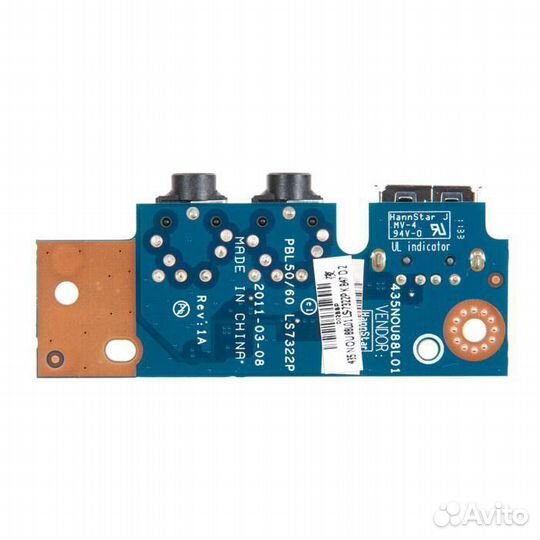 Плата для ноутбука Asus K43U USB BD (с разбора) 60