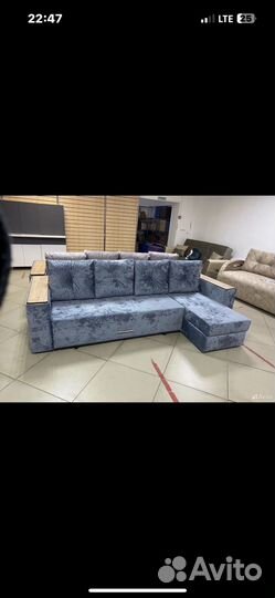 Угловой диван с креслом новый