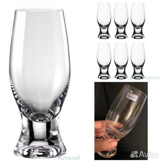 Наборы бокалов для шампанского, стаканы и т.д