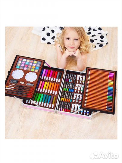 Набор 145 ед. для рисования в чемодане