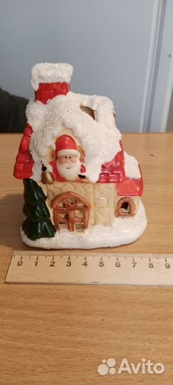 Керамический домик Дед Мороза
