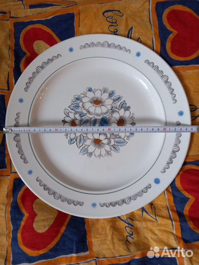 Блюдо большое Винтаж СССР 1980-е гг