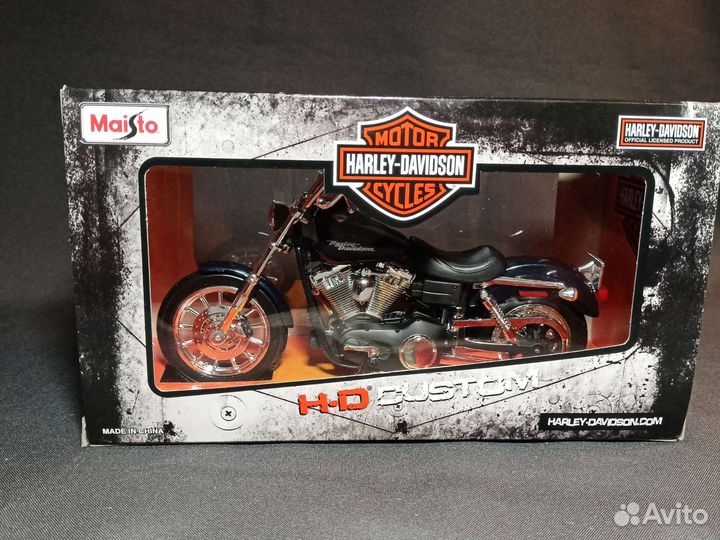 Модель Harley-Davidson Fxdbi Dyna Street Bob 1:12