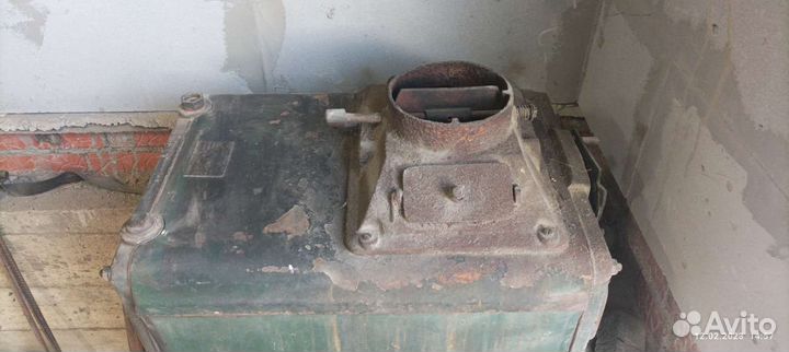 Котёл твердотопливный чугунный