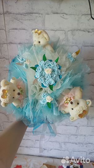 Букеты из мягких игрушек