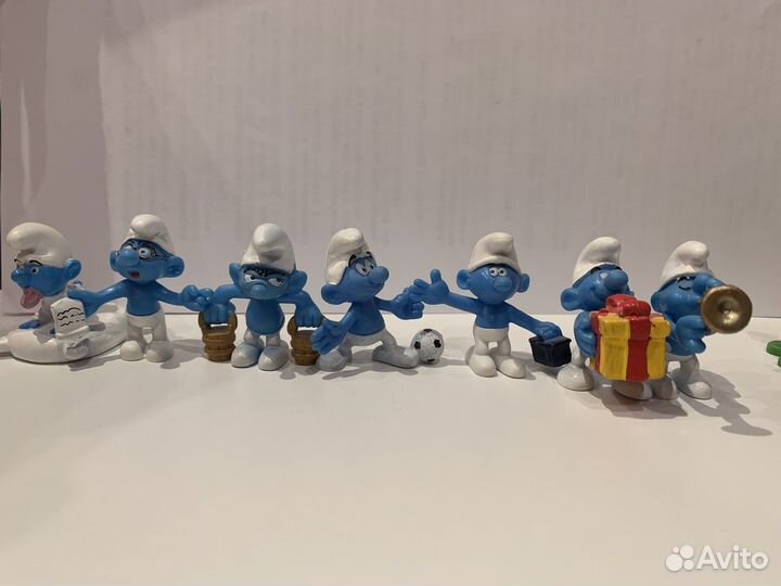 Игрушки kinder Смурфики