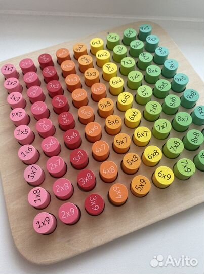 Таблица умножения (дерево); Магнитная азбука;