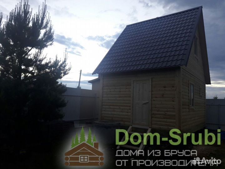 Карабаново. Хорошая надёжная Баня из бруса Б-8 6х4