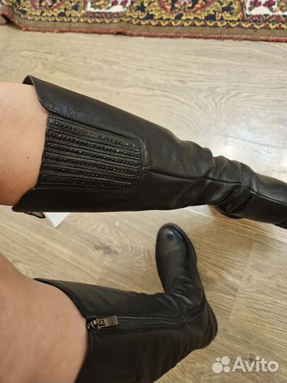 Сапоги женские зимние натуральная кожа