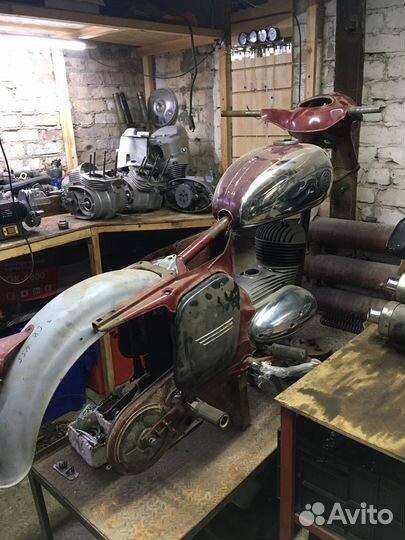 Чезет 175 хром бак