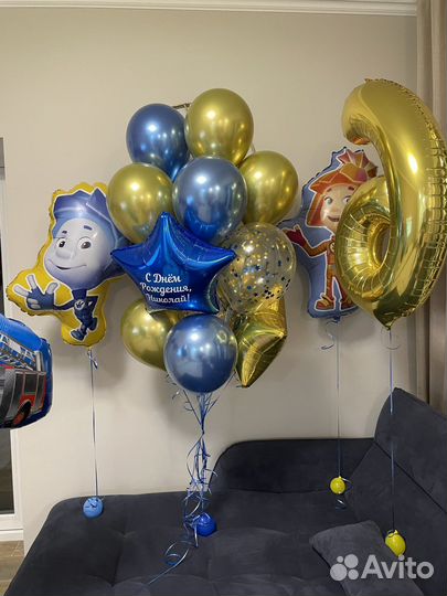 Надуваем шарики гелием