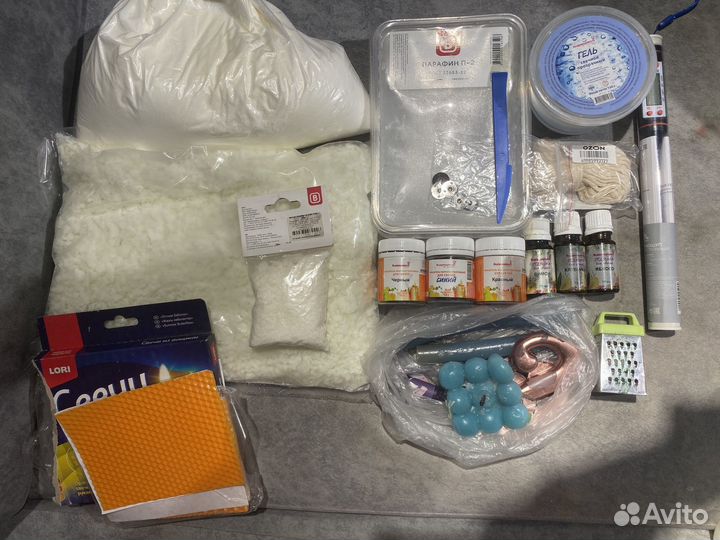 Соевый воск, вощина, стеариновая кислота