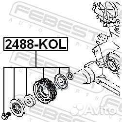Ролик обводной приводного ремня (комплект) 2488kol