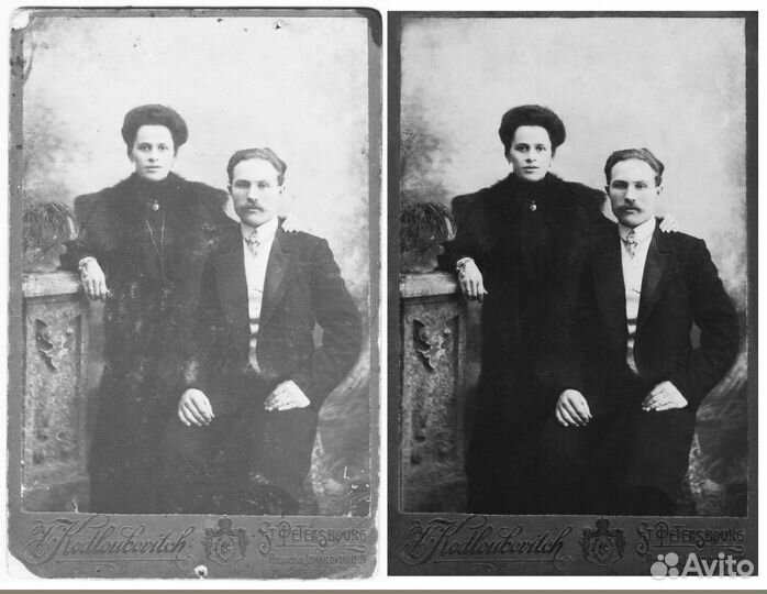 Коллаж из фото, ретушь и реставрация