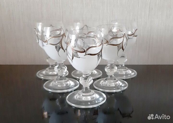 Рюмки из Чешского стекла (Bohemia)