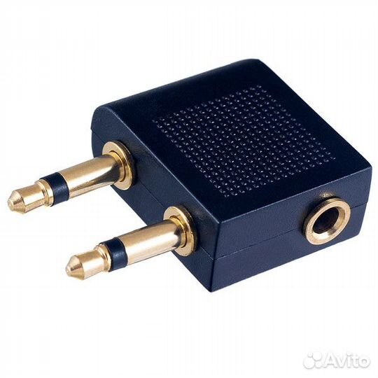 Переходник (адаптер) 2хjack 3.5 мм вилка Jack 3