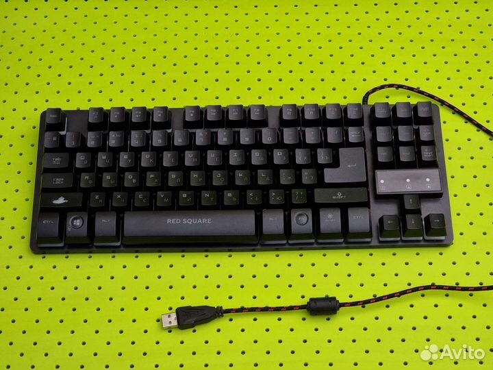 Клавиатура Red Square Tesla TKL RGB black