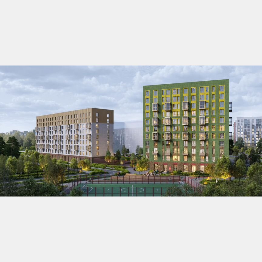 1-к. квартира, 39,6 м², 9/9 эт.