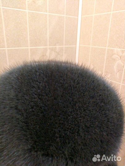 Шапка-ушанка норковая