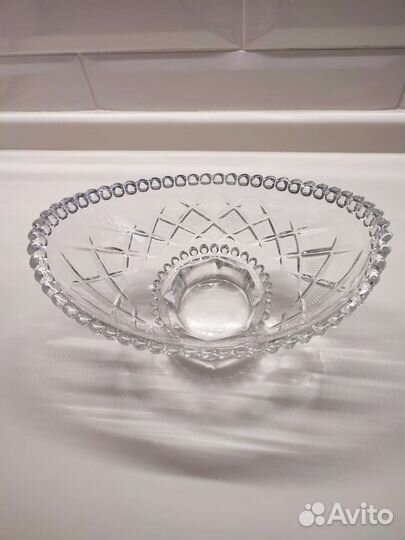 Ваза для фруктов конфетница хрусталь