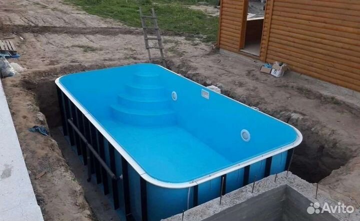 Пластиковый бассейн