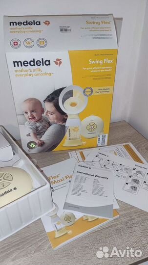 Молокоотсос электрический новый Medela swing flex