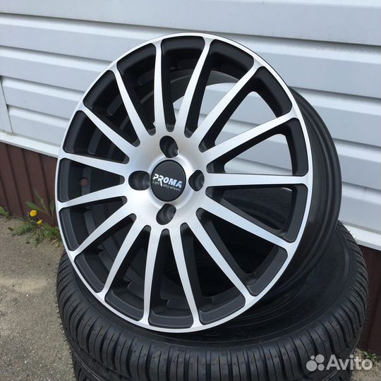 Литые диски R16 4/100 Proma RS Алмаз мат