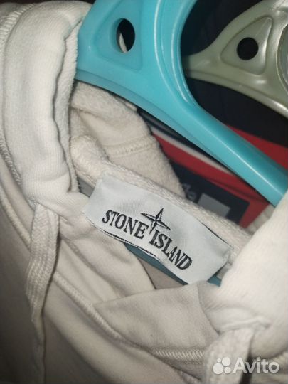 Худи Stone island белое обменяю/продам