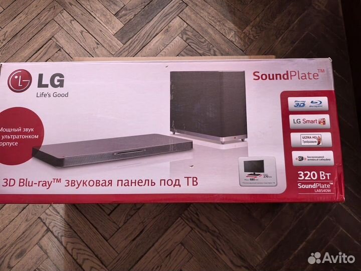 Саундбар под тв 3D Blu-ray LG LAB540W-S54A2-D