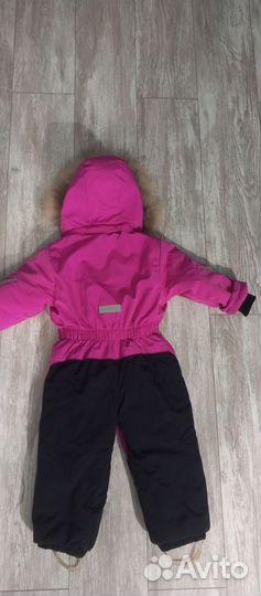 Зимний комбинезон для девочки 98+6